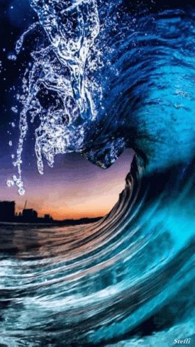 Water Waves GIF - Water Waves Beach - Discover & Share GIFs Ocean Wallpaper Iphone, Moving Ocean, Waves Photography, Ocean Pictures, Live Wallpaper Iphone, Ocean Wallpaper, Beautiful Ocean, Ocean Wave, Water Waves