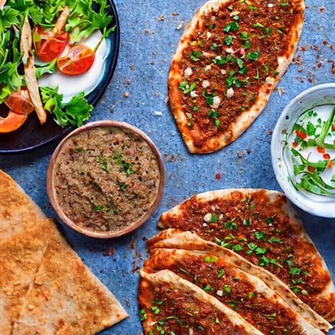 Gluten Free Turkish Pizza (Lahmacun) Recipe Gluten Free Lebanese Recipes, Gluten Free Gozleme, Gluten Free Hamantaschen Recipe, Turkish Pide Dough Recipe, Flatbread Dough, Turkish Pizza, Turkish Pizza Lahmacun, Gluten Free Flatbread, Beef Sauce