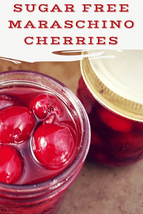 Homemade maraschino cherries keep their health benefits and they taste just as good, if not better than the processed cherries. Amarena Cherries, Pickled Fruit, Pickled Cherries, Cherry Preserves, Wine Recipe, Bing Cherries, Maraschino Cherries, Cherry Wine, Cherry Candy