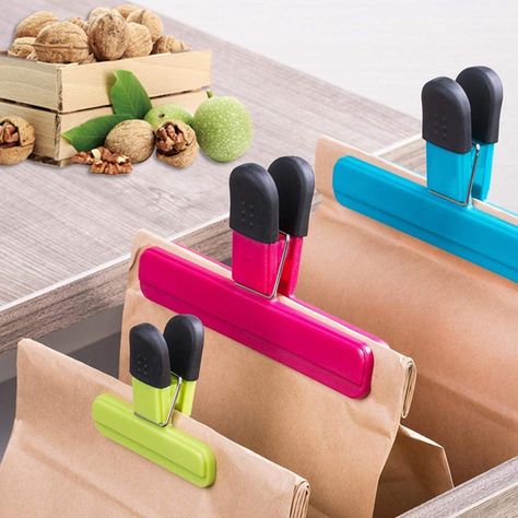 Bread Clip, Chip Clips, Bare Minimum, Food Clips, Kitchen Utensil Set, Produce Bags, Bag Clips, Dining Accessories, Snack Bags