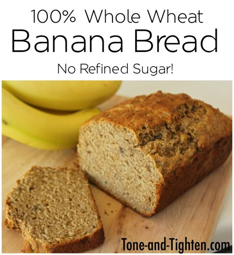 Wheat Banana Bread Recipe, Whole Wheat Recipes, Chocolate Zucchini Brownies, Wheat Flour Recipes, Whole Wheat Banana Bread, Banana Bread Cake, Wheat Recipes, Healthy Banana Bread, Banana Healthy