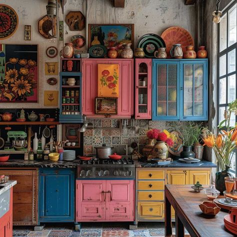 Maximalist Interior Design Secrets for a Daring and Eclectic Home • 333+ Images • [ArtFacade] Unique Utensils, Maximalist Living Room, Interior Design Secrets, Maximalist Bedroom, Maximalist Interior Design, Maximalist Interior, Maximalist Design, Future Apartment Decor, Eclectic Bedroom