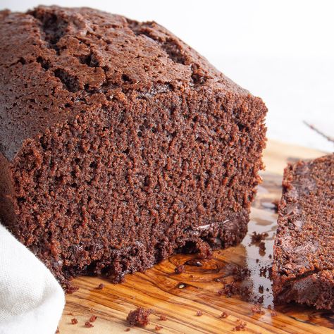 Double Chocolate Loaf Double Chocolate Loaf, Chocolate Loaf, Chocolate Delight, Loaf Recipes, Loaf Cake, Chocolate Craving, Baking Flour, Double Chocolate, Chocolate Brownies