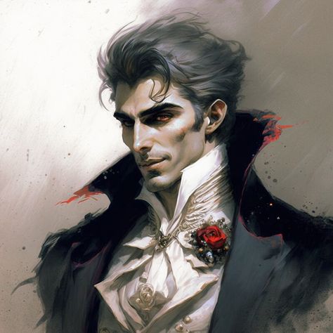 ArtStation - A Collection of Portraits - Vampire Male, Voltairis Vampire Dracula Art, Vampire Red Eyes Male, D&d Vampire Art, Vampire Art Male Modern, Vampire Male, D&d Vampire Concept Art, Dracula Artwork Fantasy Art, Vampire Portrait, Vampire Lord