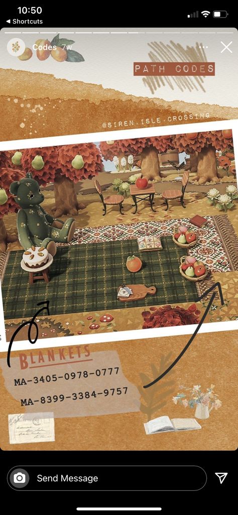 Acnh Fall Pattern Codes, Animal Crossing Outdoor Rug Code, Acnh Fall Codes Clothes, Acnh Plaid Code, Blanket Code Animal Crossing, Acnh Fall Custom Designs, Acnh Autumn Design Code, Acnh Outdoor Rug Code, Acnh Fall Road Design Code