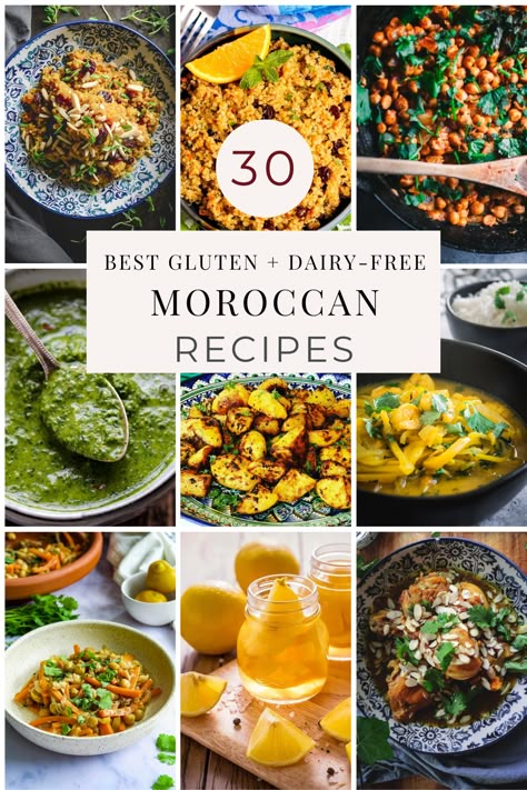 Moroccan Recipes Authentic, Moroccan Side Dishes, Moroccan Vegetables, Paleo Dinners, Morocco Food, Lenten Recipes, Moroccan Recipes, Authentic Asian Recipes, Chicken Tagine