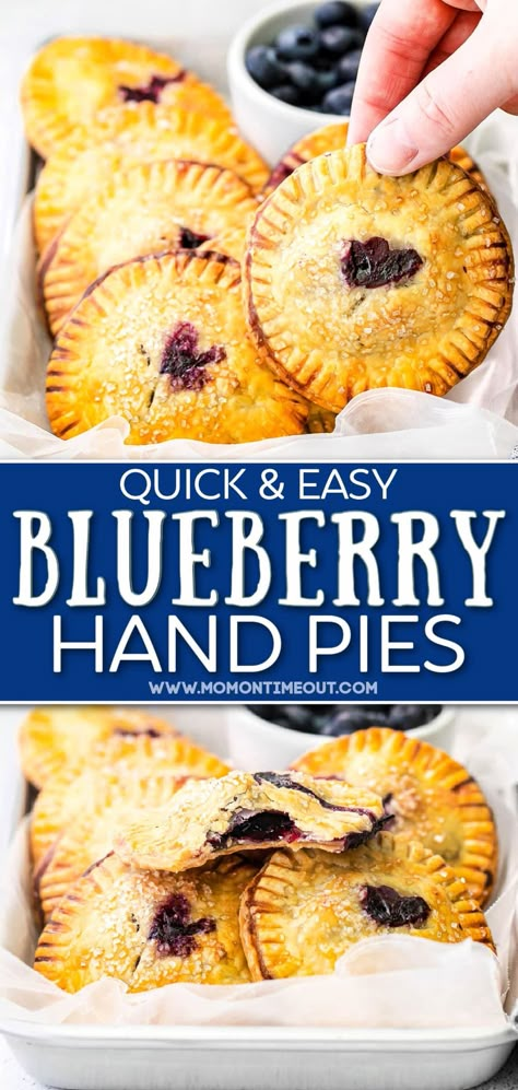 Blueberry Pie Tarts, Blueberry Turnovers With Pie Crust, Recipes Made With Blueberry Pie Filling, Blueberry Preserves Desserts, Blueberry Filling For Pie, Fried Blueberry Pies, Individual Blueberry Pies, Small Blueberry Pie, Blueberry Hand Pie