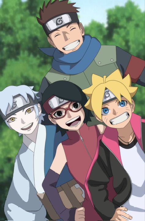 Naruto New Generation, Naruto Akatsuki Funny, Akatsuki Funny, Boruto X, Boruto And Sarada, Boruto Next Generation, Boruto Naruto Next Generations, Sarada Uchiha, Team 7