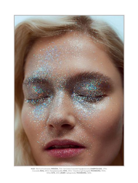 The power of beauty (Elle Denmark) Photo Ready Makeup, Smokey Eye Tutorial, Photos Of Eyes, Beauty Shoot, Winter Beauty, Glitter Eyes, Glitter Makeup, Editorial Makeup, Beauty Editorial