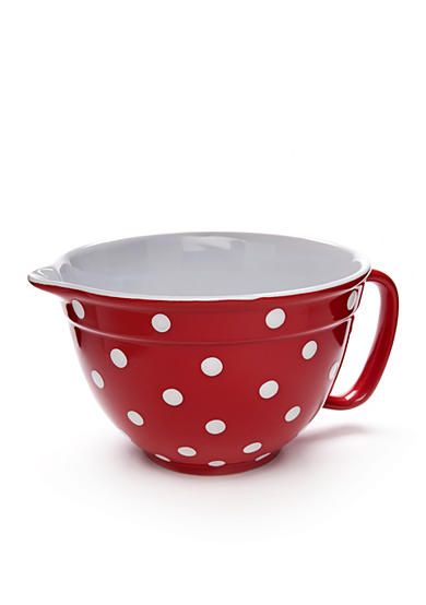 Cooks Tools™ 3-qt. Ceramic Batter Bowl Batter Bowl, Red Polka Dot, Home Essentials, Red Dots, Cooking Tools, Kitchen Essentials, New Kitchen, For The Home, Household Items