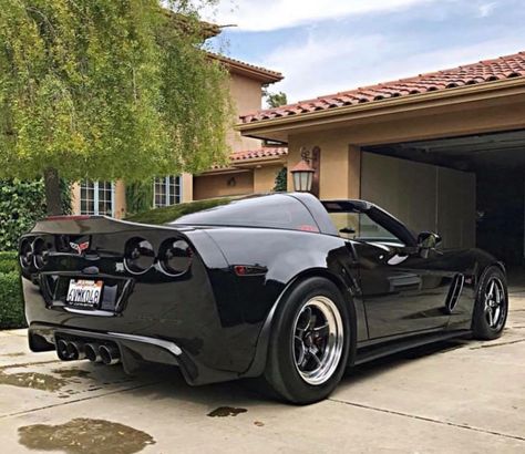 Corvette Zr1 Black, Custom C6 Corvette, Black C6 Corvette, Black Corvette Aesthetic, Corvette C6 Z06, Corvette Race Car, Black Corvette, C5 Corvette, C6 Corvette