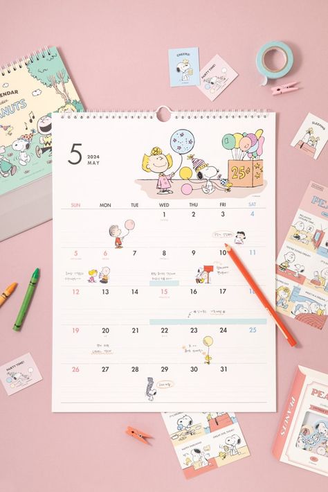 Calender Designs Unique, Calendar Making Ideas, Cute Calendar Design, Snoopy Poster, Calendar Design Inspiration, Poster Calendar, Baby Deco, Creative Calendar, 달력 디자인