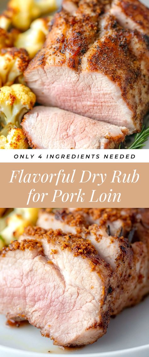 Image for Flavorful Dry Rub for Pork Loin Barbecue Pork Loin Recipes, Spicy Pork Loin Recipes, Large Pork Loin Recipes Oven, Pork Roast Rub Recipe, Pork Loin Roast In Crock Pot, Pork Loin Rub For Smoker, Moist Pork Loin Recipes Oven, Boneless Pork Loin Ribs Recipes, Pork Rib Roast Bone In