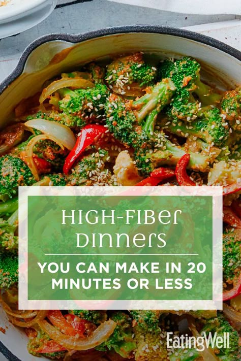 High Fiber Food Recipes, Fiber Rich Foods Dinners, Heathly Gut Meals, High Fiber Supper Ideas, Healthy Fiber Dinner Recipes, Healthy Gut Recipes Dinners, Low Carb High Fiber Meals, Gut Health Recipes Dinner, Dinner For Gut Health