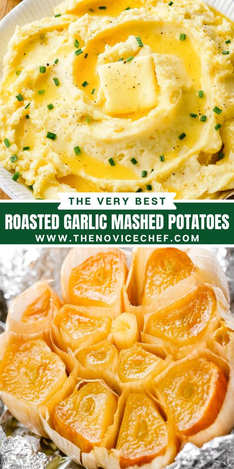 Creamy Flavorful Mashed Potatoes, Healthy Creamy Mashed Potatoes, Restaurant Style Garlic Mashed Potatoes, Mash Potato Thanksgiving, Garlic Mashed Potatoes Healthy, Mashed Potatoes Roasted Garlic, Perfect Mash Potatoes, Xmas Mashed Potatoes, Mashed Garlic Potatoes Recipe