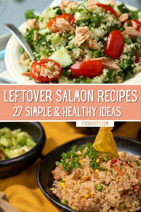 Recipes For Cooked Salmon Leftovers, Leftover Trout Recipes, Cold Salmon Lunch Recipes, Recipes With Leftover Salmon, Leftover Grilled Salmon Recipes, Leftover Salmon Lunch Ideas, Recipes For Leftover Salmon, Salmon Leftovers, Leftover Salmon Recipes Healthy