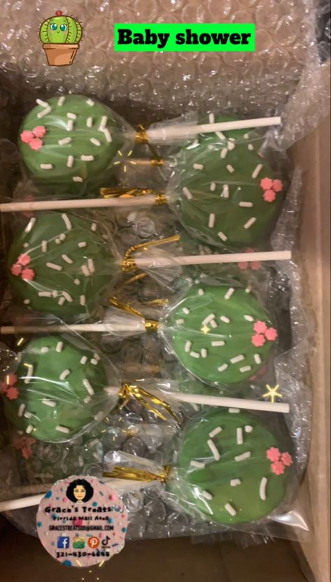 Taco Themed Cake Pops, Fiesta Themed Cake Pops, Cactus Theme Desserts, Plant Themed Desserts, Fiesta Cake Pops, Cactus Cake Pops, Western Picnic, Birthday Mushroom, Plant Classroom