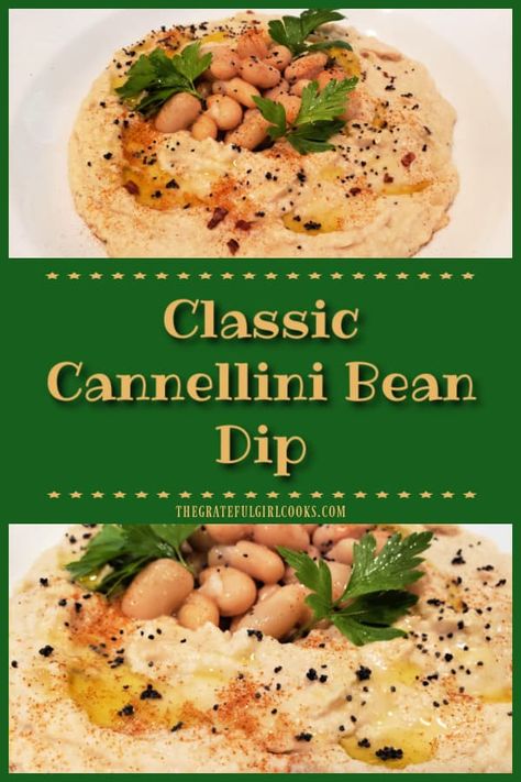 Canelli Bean Dip, Cannellini Bean Dip, Canellini Beans, Beans Benefits, Cannellini Beans Recipes, Italian Beans, Cannellini Bean, Bean Dip Recipes, White Bean Dip