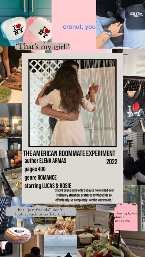 Rosie And Lucas, Roommate Experiment, Books 2023, Novels To Read, Book Aesthetics, Romantic Books, Nova York, Book Boyfriends, I ❤ Ny