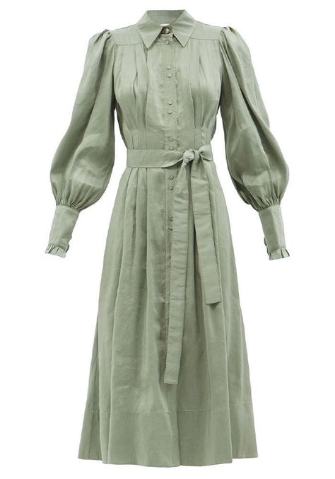 Samantha Cameron, Muted Sage, Green Outfits, Woman Clothes, Dress Out, One Piece Outfit, Midi Shirt Dress, Dress Shirts For Women, Daily Dress