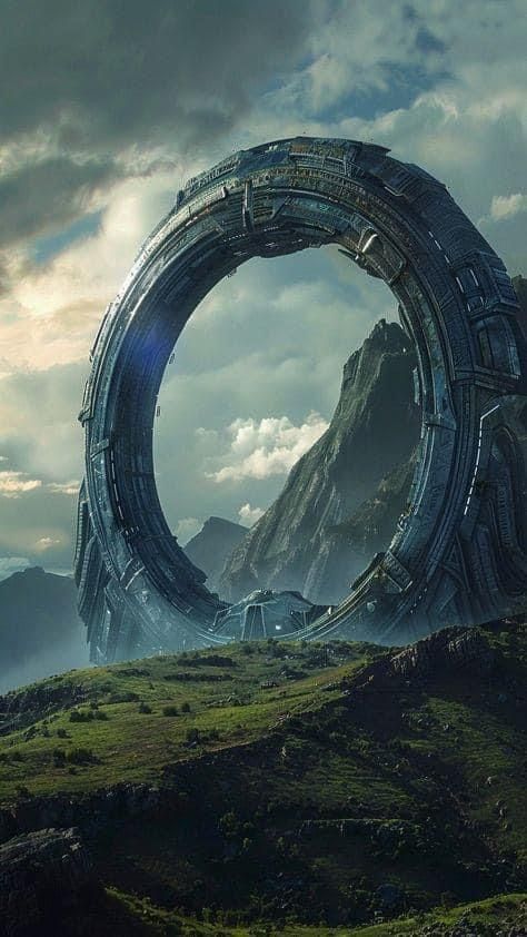 Alien Planet Concept Art, Monolithic Sculpture, Illusion Kunst, Fantasy Environment, Sci Fi Landscape, Retro Future, Arte Alien, Secret Place, Alien Planet