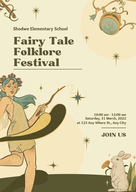 Vintage Template, Aesthetic Grunge Tumblr, Vintage Writing, Instagram Template Design, Graphic Design Business, Vintage Fairy, Festival Poster, Instagram Graphic, Vintage Fairies