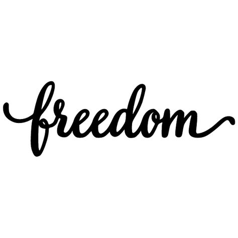 Freedom Calligraphy, Freedom Word, Tattoo Word Fonts, Freedom Tattoos, Word Fonts, Book Folding Patterns, Silhouette Vinyl, Book Folding, Word Tattoos