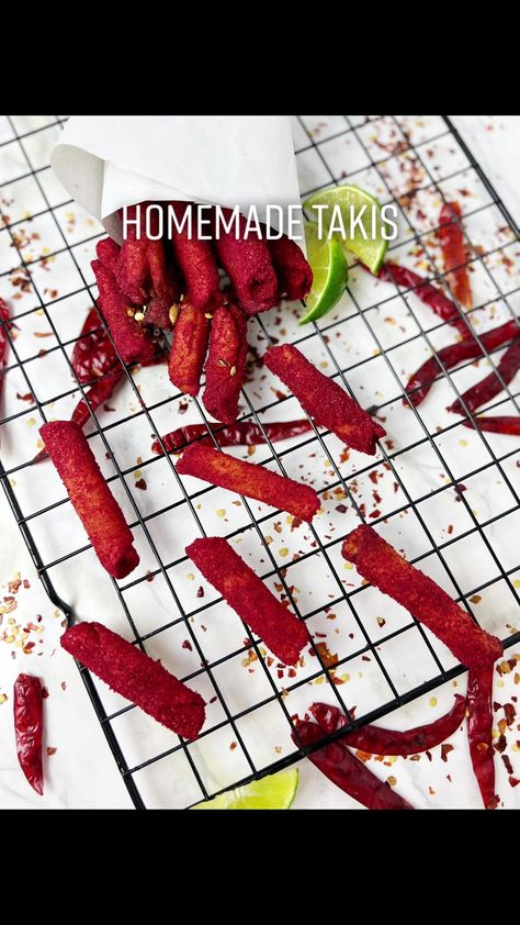 Homemade Takis Fuego, How To Make Takis Chips At Home, Homemade Takis Powder, Homemade Hot Chips, Homemade Hot Cheetos Recipes, Diy Takis Chips, How To Make Takis Chips, Homemade Spicy Chips, Takis Chips Recipe