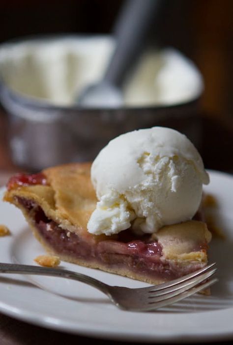 Recipe: Tangy Sour Cream Ice Cream — Recipes from The Kitchn | Kitchn Sour Cream Ice Cream, Kitchen Inventions, Freezer Desserts, Homemade Yogurt Recipes, Ice Cream Factory, Ice Cream Flavor, Summer Pie, Ice Cream Freezer, Strawberry Rhubarb Pie