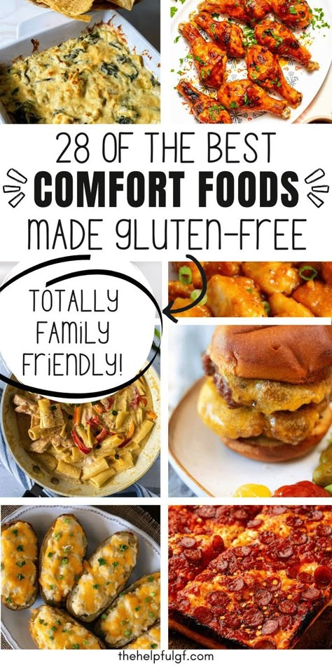 Gluten Free Comfort Food Recipes, Comfort Food Dinners, Healthy Comfort Food Recipes, Gluten Free Burger, Easy Comfort Food Dinners, Gluten Free Comfort Food, Food Dinners, Gluten Free Bagels, Gluten Free Waffles