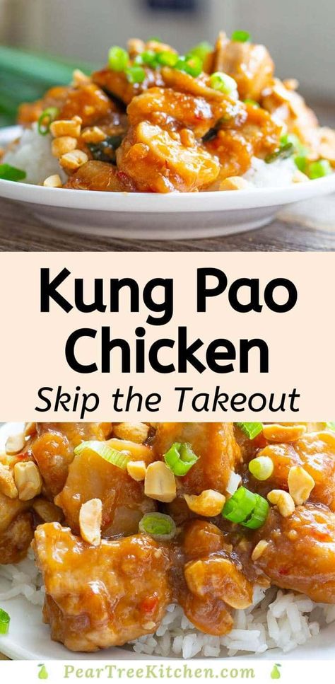 Easy Kung Pao Chicken Recipe, Kung Pao Chicken Recipe Easy, Recipes Using Bacon, Stir Fried Chicken, Spicy Asian Chicken, Bacon Dinner, Kung Pao Chicken Recipe, Indian Dinner, Asian Inspired Dishes