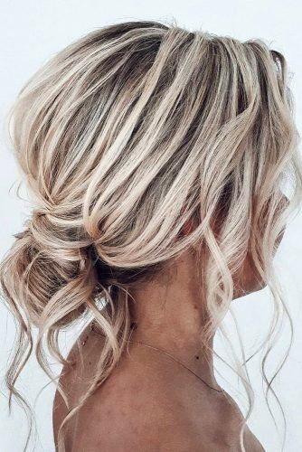 Blond Hair Styles Medium Length Wedding, Loose Up Hairstyles, Low Up Do Bridesmaid Hair, Cute Hair Styles For Wedding Guest, Up Do Bridesmaid Hair Bun Hairstyles, Sock Bun Wedding Hair, Medium Hair Wedding Styles Bridesmaid, Bridal Updo For Thinner Hair, Bride Hairstyles For Thinning Hair