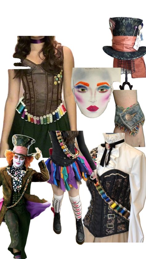 Mad Hatter Costume Female, Halloween Mad Hatter, Mad Hatter Outfit, Mad Hatter Halloween Costume, Mad Hatter Cosplay, Costumes Faciles, Alice In Wonderland Outfit, Mad Hatter Costume, Halloween Costume Ideas For Couples