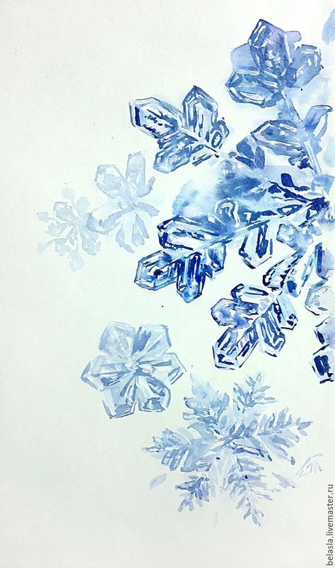 Christmas Gifts Drawing, Christmas Painting Ideas, Gifts Drawing, Christmas Illustrations, Snow Art, Christmas Card Art, Watercolor Christmas Cards, Snow Flakes, Diy Christmas Cards