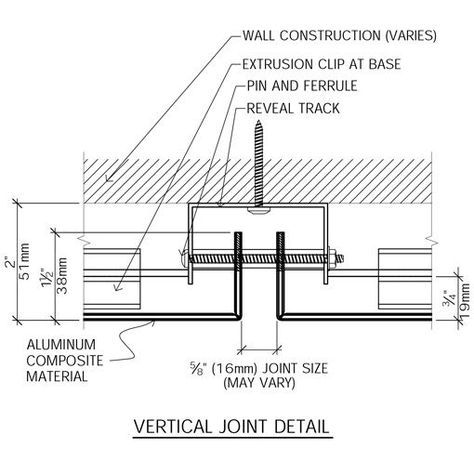 Composite Drawing, Metal Panels Facade, Drawing Construction, Technical Architecture, Construction Details Architecture, Curtain Wall Detail, Train Station Architecture, Hidden Lighting, Metal Wall Panel