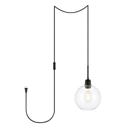 Clean lines and modern whimsy--that's the Emett Collection of plug in pendant lamps. Its single light makes it perfect for any small apartment or room space, but its also a perfect addition to any larger rooms that requires illumination, such as a dining room or living room. Available in a black or brass finish with a round clear glass shade, it won't be too hard to fit this versatile lighting fixture in your home (light bulbs not included). Comes with a 15 foot cord with an in-line on and off s Light Hanging Ideas, Plug In Pendant Light, Bulb Pendant Light, Pendant Lamps, Home Decor Lights, Vaulted Ceiling, Small Apartment, Light Black, Ceiling Light Fixtures