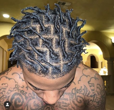 Mini Dreads, Loc Hairstyles For Men, Cornrows Natural Hair, Dread Head, Cornrow Hairstyles For Men, Dread Braids, Cute Dreads, Loc Hairstyles, Beautiful Locs