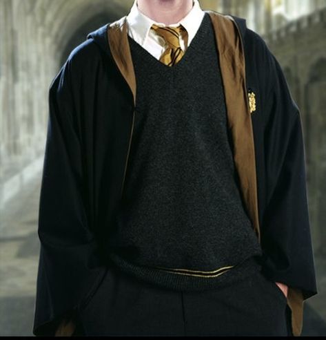 Gryffindor Uniform Aesthetic, Hufflepuff Uniform, Cedric Diggory Aesthetic, Gryffindor Uniform, Uniform Aesthetic, Formal Uniform, Oc Au, Hogwarts Uniform, Hufflepuff Aesthetic