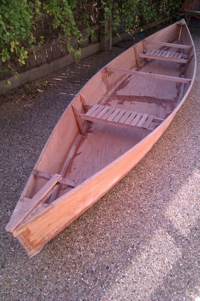 There have been a few canoe like objects put up on instructables but this one is really a pirogue- or flat bottom canoe. There is actually a lot of theory on boats... Wooden Boat Kits, Plywood Boat, Wooden Boat Building, Build Your Own Boat, Wooden Boat Plans, Diy Boat, Boat Building Plans, Wood Boats, Boat Plans