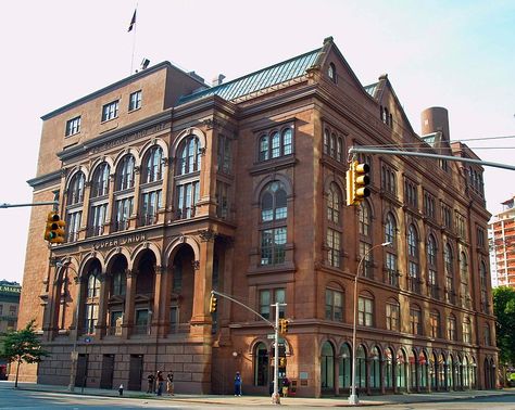 New York City Boroughs ~ Manhattan | Cooper Union, Cooper Square, East Village designed by F.A. Peterson, 1858 John Hejduk, Cooper Union, Union College, Tall Buildings, Greenwich Village, East Village, Art Programs, Science Art, Summer Art