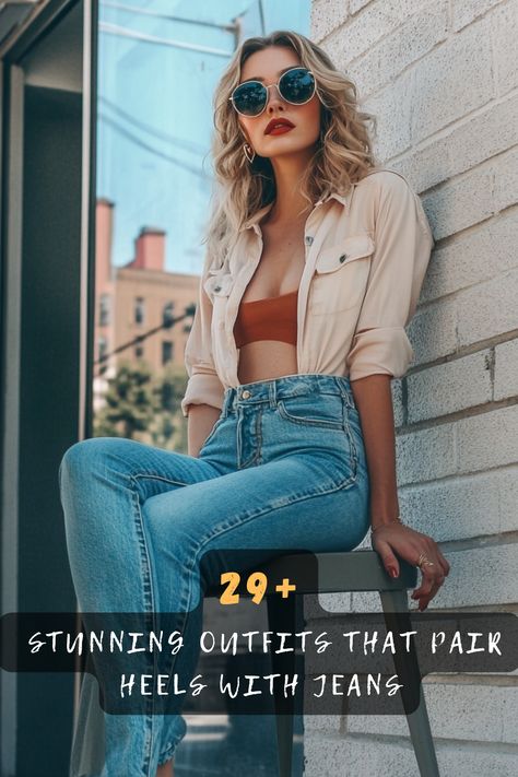 Looking For Fashion Inspiration? Check Out These 29+ Fabulous Outfits That Showcase How To Rock Heels With Jeans! Perfect For Any Occasion, These Looks Will Keep You Stylish And Confident. Explore Now To Discover Your Next Favorite Outfit! 👖✨👠 #FashionInspo #HeelsAndJeans #ChicOutfits #DenimStyle #OutfitGoals Fabulous Outfits, Stunning Outfits, Outfit Goals, Denim Fashion, Chic Outfits, Favorite Outfit, Fashion Inspiration, Fashion Inspo, Style Inspiration