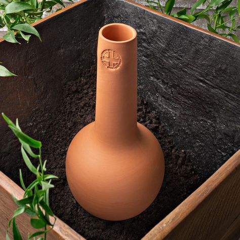 DIY Olla Pot for a Self-Watering Garden | Hunker Diy Olla, Terracotta Garden, Traditional Vases, Root Structure, Planting Pots, Woodworking Shows, Planting Pot, Self Watering Pots, Water Waste