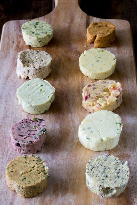 Compound Butter For Beef Tenderloin, Compound Butter For Pork, Compound Salad Recipes, Butter Compote, Food To Sell, Slushies Recipes, Xylitol Recipes, Flavored Butter Recipes, Butter Recipes Homemade