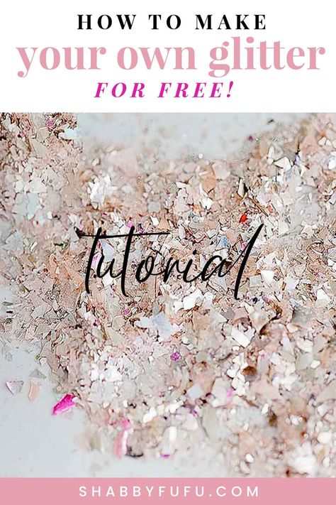 How To Make Gorgeous Glass Glitter (For Free!) Glitter Ideas Projects, How To Make Your Own Glitter, Glass Glitter Projects, Crushed Glass Ornaments, Diy Crushed Glass Projects, Glass Glitter, How To Crush Glass Diy, German Glass Glitter Projects, Crushed Glass Christmas Ornaments