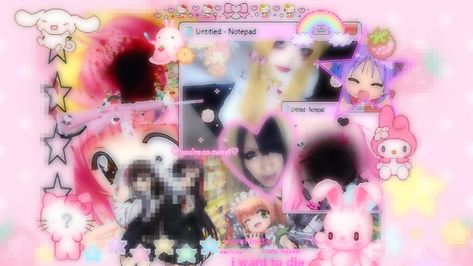 Gyaru Hello Kitty, Pc Desktop Wallpaper, Beach Icon, Emo Wallpaper, Anime Wall, Hello Kitty Backgrounds, Cute Pastel Wallpaper, Cute Pastel, Hello Kitty Pictures