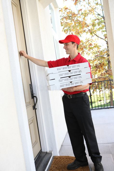 Pizza Delivery Man. A handsome young pizza delivery man holding a pizza #Sponsored , #Ad, #Advertisement, #Man, #Pizza, #man, #handsome Pizza Delivery Costume, Pizza Delivery Man, Pizza Delivery Boy, Funny Monkey Pictures, Pizzeria Design, Pizza Delivery Guy, Ny Pizza, Pizza Guy, Pizza Boxes