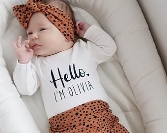 PREORDER BABY GIRL Coming Home Outfit Take Home Outfit | Etsy Fall Newborn Outfits, Going Home Outfit For Baby Girl, Newborn Outfits Bringing Home, Baby Homecoming Outfit, Newborn Going Home Outfit, Baby Take Home Outfit, Personalized Newborn Outfit, Baby Going Home Outfit, Coming Home Outfit Baby Girl