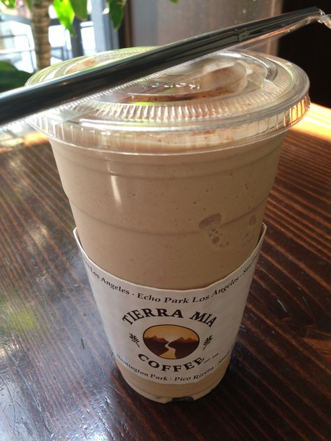 Perfect Summer Day Treat in DTLA: Horchata Frappe from Tierra Mia Coffe on Spring Street. #downtownla Tierra Mia Coffee, Horchata Frappe, Hot Tamale, Perfect Summer Day, Hot Tamales, Coffee Menu, Dunkin Donuts Coffee Cup, Frappe, Coffee Addict