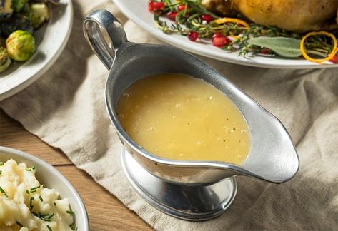 Gravy For Dressing, Holiday Veggies, Christmas Gravy, Thanksgiving Gravy Recipes, Giblet Gravy Recipe, Turkey Giblet Gravy, Thanksgiving Luncheon, Gravy Homemade, Gravy Turkey