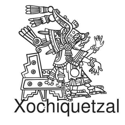 Xochiquetzal Art, Xochiquetzal Tattoo, Oaxaca Tattoo, Aztec Symbols, Aztec Tattoo Designs, Hidden Tattoos, Mexican Culture Art, Aztec Tattoo, Aztec Warrior